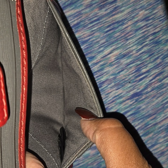 Fossil Women's Issue No. 1954 Vintage Leather Wristlet Red - Picture 11 of 15